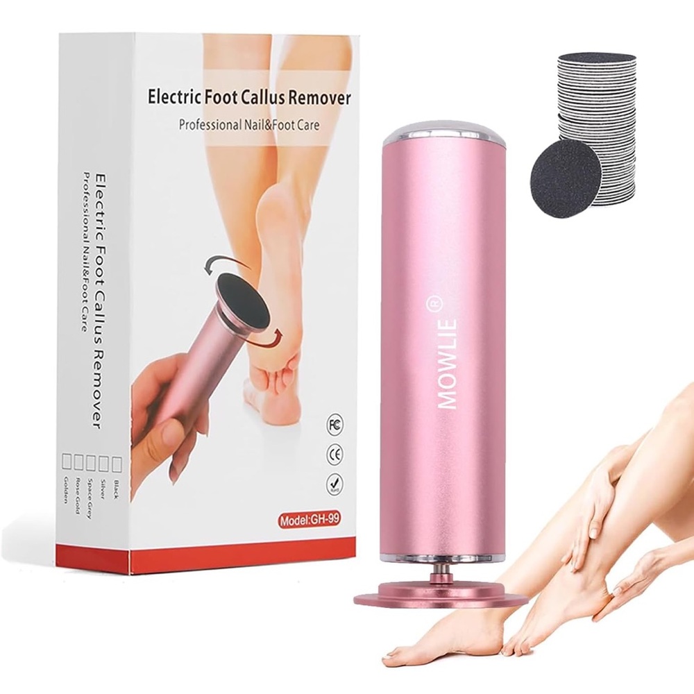 MOWLIE Electric Foot File (Pink)